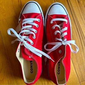 Brand New Red Chuck Taylor’s, size 10